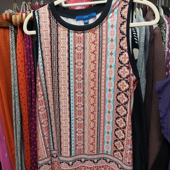 Apt. 9 Tops - Apt. 9 Multicolor Patterned Sleeveless Top